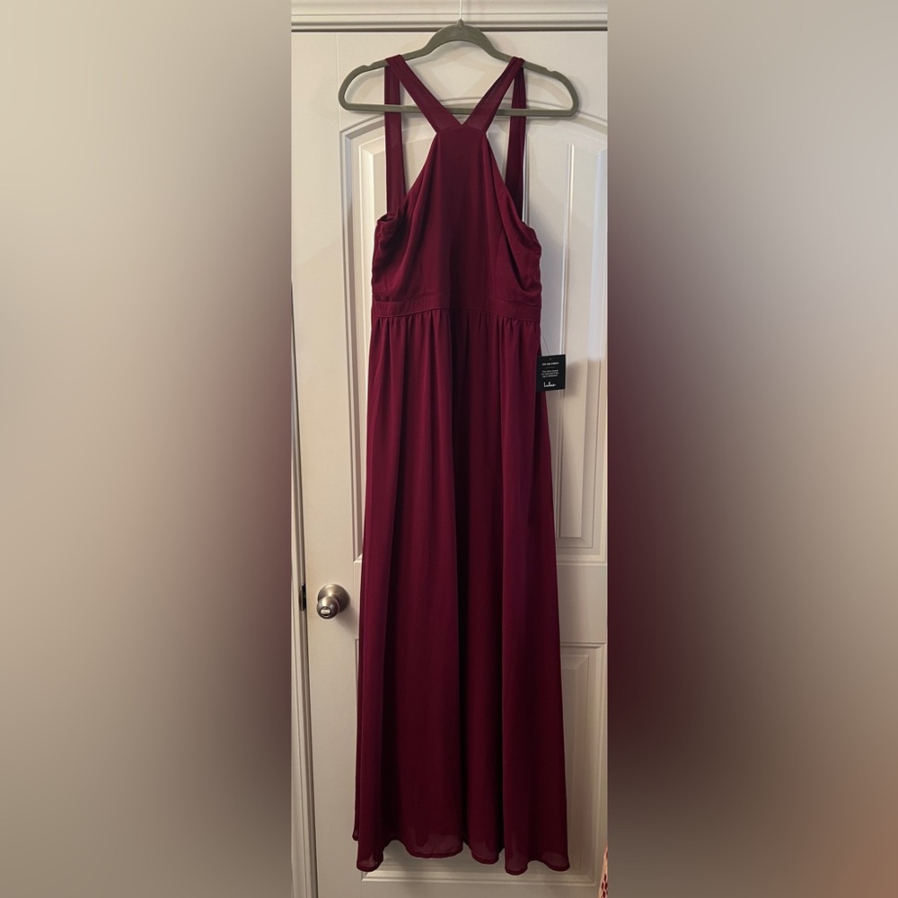 New Size XL maroon Lulu dress
